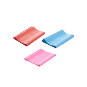 Confezione da 3 elastici e fasce di resistenza in vari colori