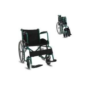 Sedia a rotelle pieghevole 24" 46 cm Mod. Alcazaba fino a 100 kg