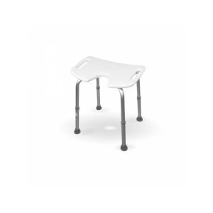 Badehocker Bahía U-Form Aluminium PVC höhenverstellbar ohne Rückenlehne