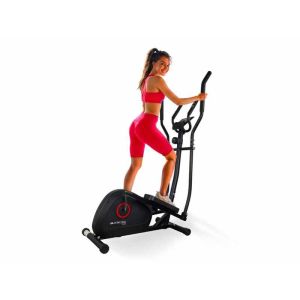 Bicyclette elliptique ATLAS noire, 8 niveaux de résistance, 100 kg max