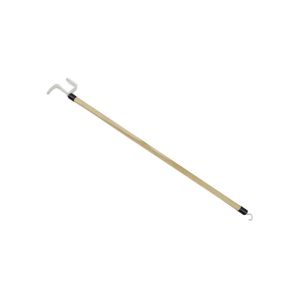 Bastão de Vestir de Madeira com Gancho Plástico - 69 cm, 117 g