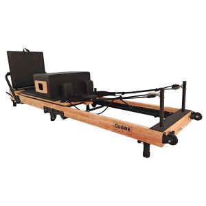Macchina Pilates Reformer pieghevole in legno per centri professionali