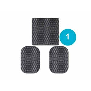Elétrodos autocolantes compatíveis com cintos e eletroestimuladores Slendertone