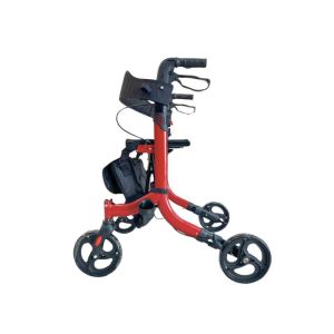 VITAWALK PRO SC5023B Déambulateur pliable compact en aluminium avec freins, panier et 4 roues