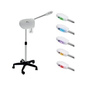 Vaporizzatore Viso Professionale Estetica ad Ozono e Led Cromoterapia