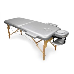 Mesa de massagem dobrável de madeira WELLCORE 185 x 65 cm