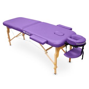 Mesa de Tratamento Dobrável de Madeira Wellcore 180 x 60 cm com Apoios de Braço