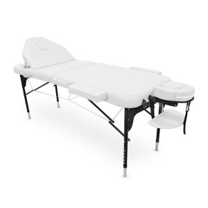 Mesa de massagem dobrável Wellcore com encosto dobrável em alumínio 185 x 65