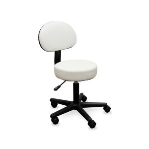 Tabouret Wellcore avec dossier et vérin à gaz