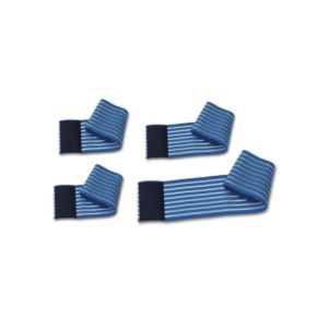 4 bandas elásticas Fiab comprimento 40, 60, 80, 100 cm altura 8 cm electroestimulação universal iontoforese ligaduras pensos