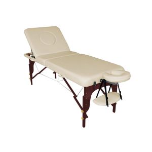 Robusto lettino da massaggi portatile in legno ZAR