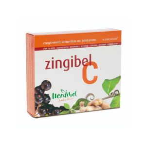 ZINGIBEL 16 ampolas (Groselha.Neg+Unha de Gato+Harpag.+Árnica+VitC+CháVerde+Cúrcuma+Astaxantina+Gengibre)