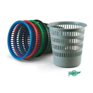 Faibo Poubelle en Plastique 16 Litres, Série 306, Grille, Compacte et Résistante