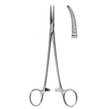 Clema hemostatica HALSTED-MOSQUITO 1x 2 dinti. Curbata