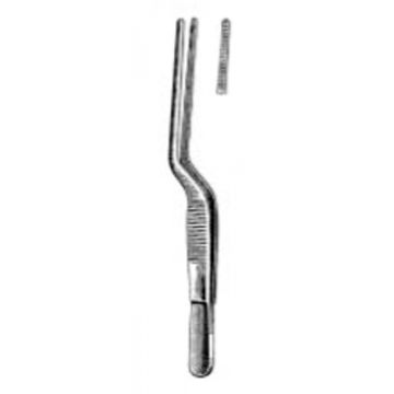 Ear forceps. Bayonet shape. LUCAE.