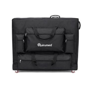 Housse de transport pour tables de massage en PVC avec 4 poches et roulettes