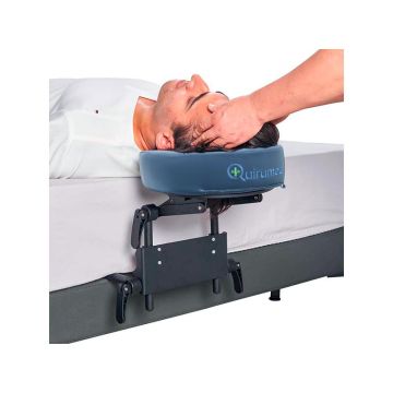 Tetieră de masaj adaptabilă la pat, include geantă