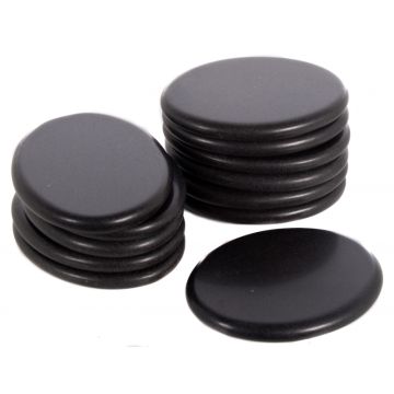 Warme Basalt stenen voor therapie - 12 eenheden van 7x9cm