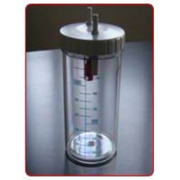 Recipient cu capac   pentru aspiratoare chirurgicale  pentru modelul NEW ASKIR  si NEW ASPIRET. 1 L.