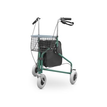 Walker με καλάθι και 3 τροχούς