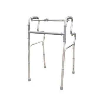 Aluminium rollator met ergonomische armleuningen