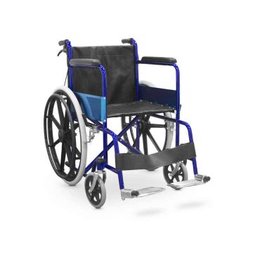 Scaun cu rotile din oțel cu frâne