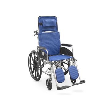 Scaun cu rotile cu tetiera rabatabila