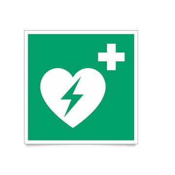 semnal informativ defibrilator-auto-adezive