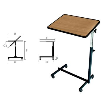 Masă reglabilă pentru pat