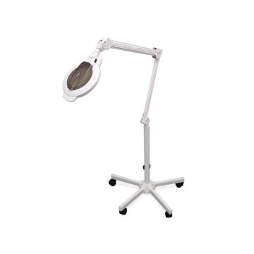 Lupă LED pe podea și lentilă de sticlă 3x