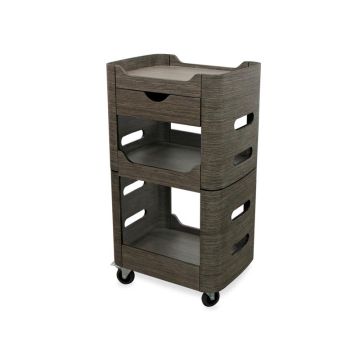 Βοηθητικό καρότσι πολλαπλών χρήσεων με 2 ράφια και 1 συρτάρι
