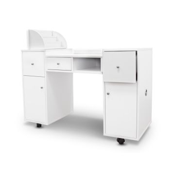 Τραπέζι μανικιούρ με ράφι σμάλτου