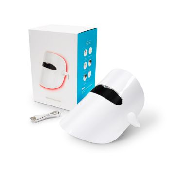 LED light mask for facial rejuvenation
