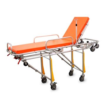 Φορείο ασθενοφόρου με ρόδες και πτυσσόμενη πλάτη