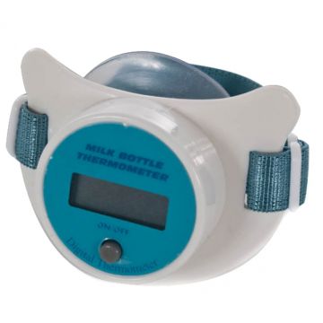 Baby bottle thermometer