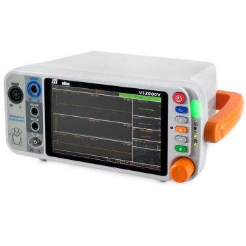 Κτηνίατρος παρακολουθούνται τα ζωτικά σημεία