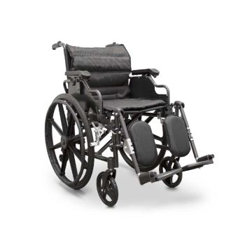 Scaun  cu rotile  pliabil din aluminiu cu manere rabatabile ,  usoarra manevrare a rotilor