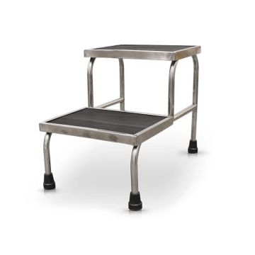 2-delige stalen bank met antislipvloer