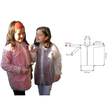 TST παιδί μιας χρήσης φόρεμα σε πολυπροπυλένιο, 50 τεμ.