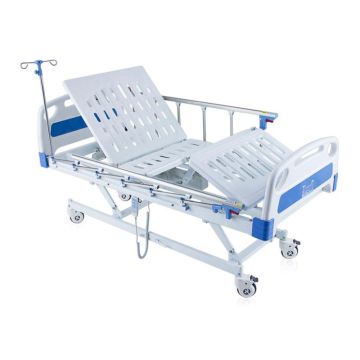 Pat de spital electric 3 funcții și grilaj 
