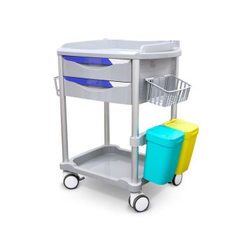 Procedurewagen met laden, planken en accessoires
