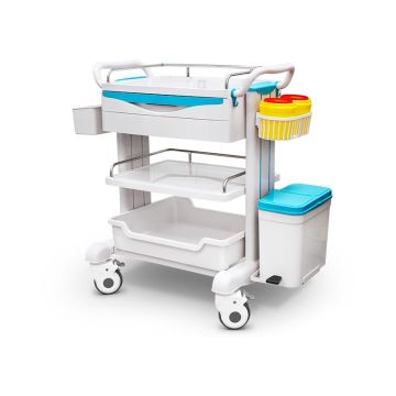 Instrumentenwagen, ABS, dienblad, planken en accessoires