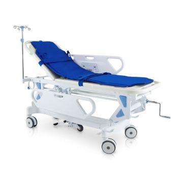 Bed voor patiëntenvervoer inclusief reling