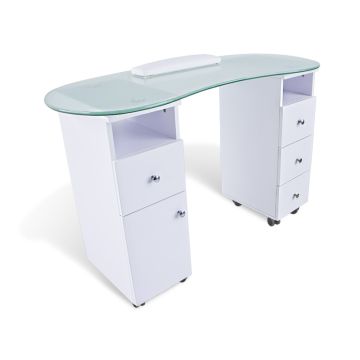 Μανικιούρ τραπέζι με δύο συρτάρια