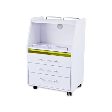 Carucior multifuncțional cu trei sertare