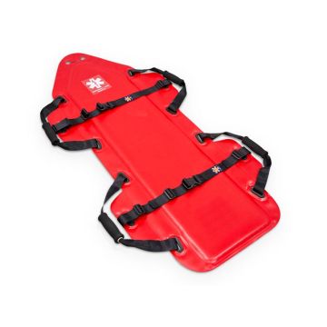 Brandcard met vier handvatten en dubbele veiligheidsriem