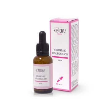 Ser cu acid hialuronic și vitamine