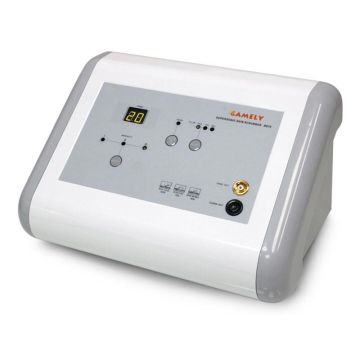 Ultrasone peeling met behandelkop en elektroden