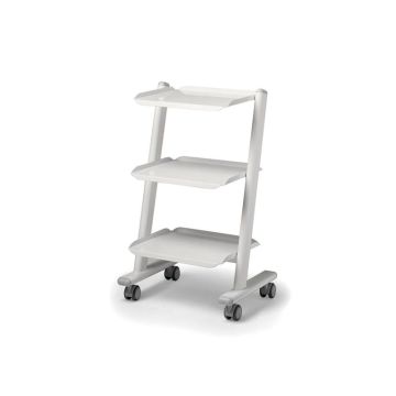 Mobile winkelwagen geëlektrificeerd met 3 uitgangen en 3 planken