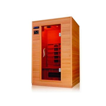 Sauna de interior cu infrarosu, 2 sectiuni